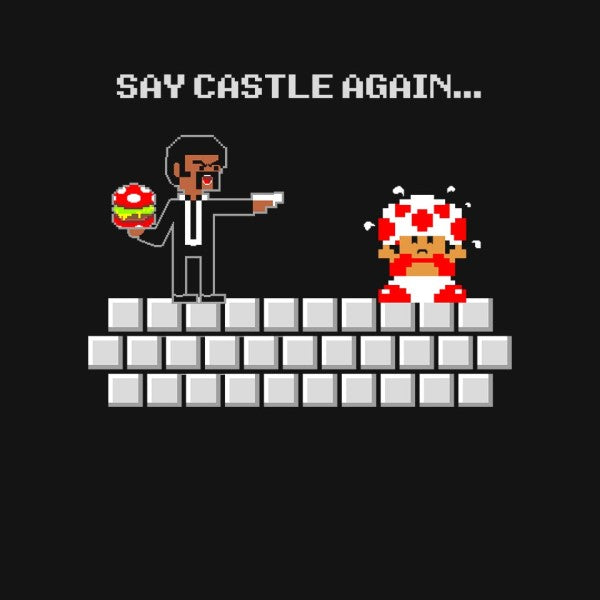 Say Castle Again!-womens fitted tee-daoko
