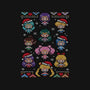 A Senshi Family Christmas-womens fitted tee-GillesBone