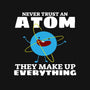 Never Trust An Atom!-youth basic tee-Blue_37