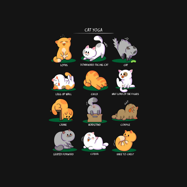 Cat Yoga-womens basic tee-queenmob