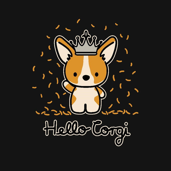Hello Corgi-unisex pullover sweatshirt-CorinnaSchlachter