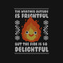 Delightful Fire!-unisex crew neck sweatshirt-Raffiti