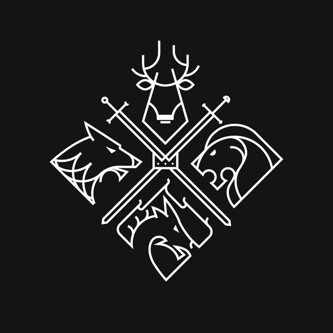 Throne Houses-womens fitted tee-spike00