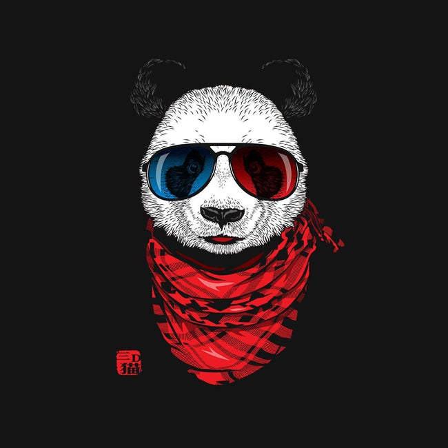 3D Panda-mens premium tee-jun087