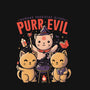 Purr Evil-unisex basic tank-eduely