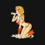 Cat Got Your Tongue-womens fitted tee-Chris Wahl