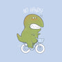 T-Rex Tries Biking-unisex zip-up sweatshirt-queenmob