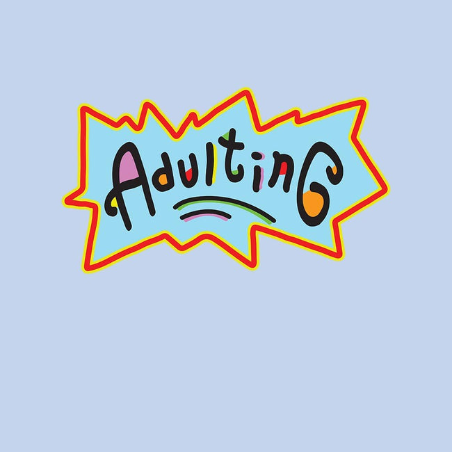 Adulting-womens fitted tee-FreshFleur