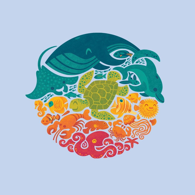 Aquatic Rainbow-unisex pullover sweatshirt-Waynem