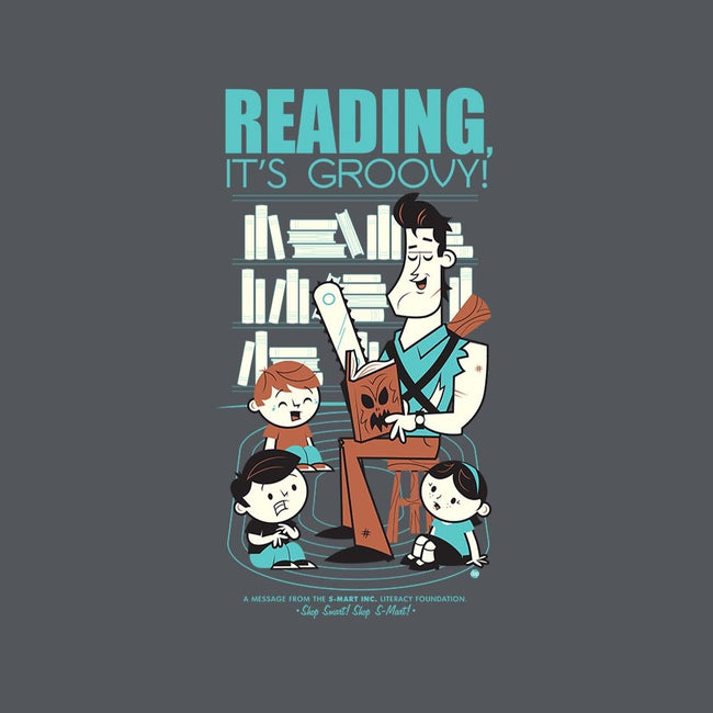 Reading is Groovy-unisex crew neck sweatshirt-Dave Perillo