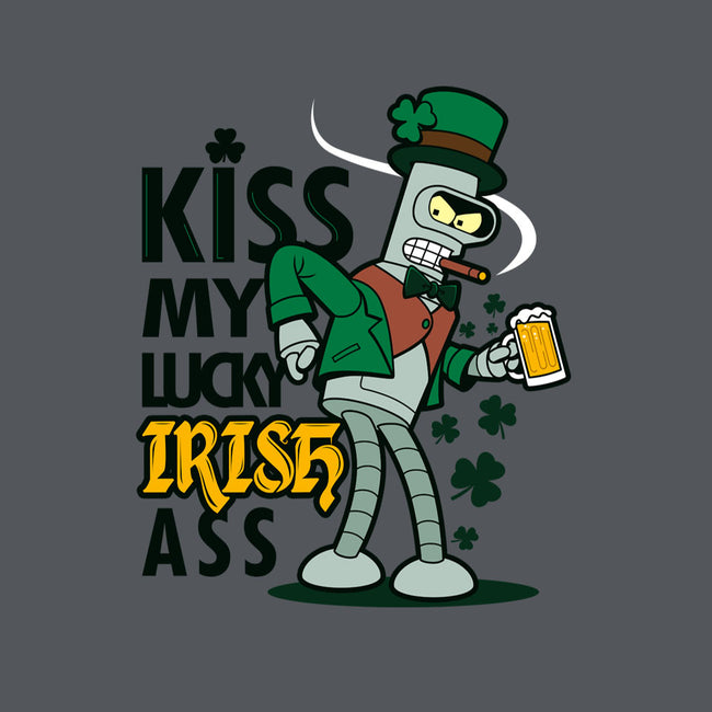 Kiss My Lucky Irish Ass-mens long sleeved tee-Boggs Nicolas