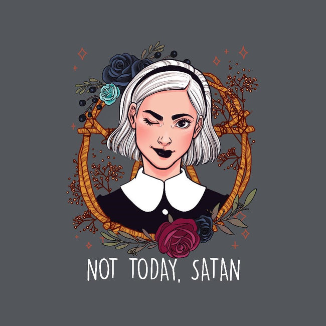 Not Today, Satan-womens fitted tee-ursulalopez