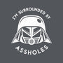 Surrounded By Assholes-unisex zip-up sweatshirt-JimConnolly