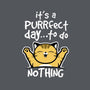 Purrfect Day-womens fitted tee-NemiMakeit