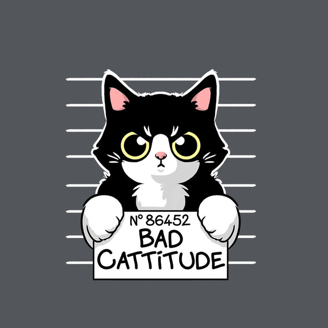 Bad Cattitude-womens fitted tee-NemiMakeit