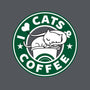I Love Cats and Coffee-womens basic tee-Boggs Nicolas