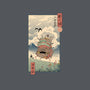 Moving Castle Ukiyo-E-womens fitted tee-vp021