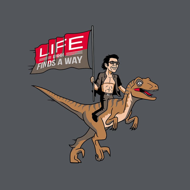 Life Uhhh Finds a Way-unisex zip-up sweatshirt-Ben Douglass