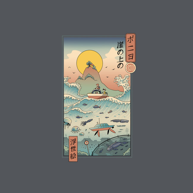 Ukiyo-E By The Sea-mens long sleeved tee-vp021