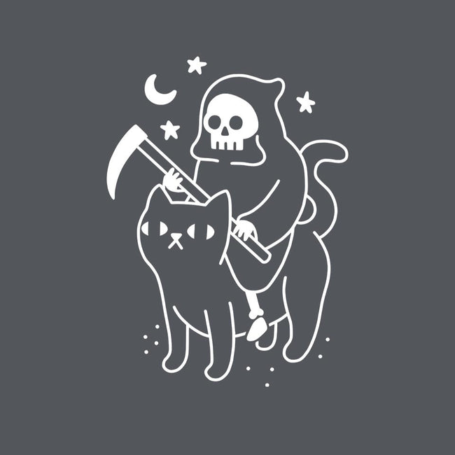 Death Rides A Black Cat-mens long sleeved tee-Obinsun
