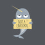 Not A Unicorn-womens fitted tee-PolySciGuy