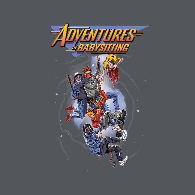 Steve's Adventure in Babysitting-womens basic tee-jlaser