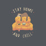 Stay Home And Chill-womens fitted tee-vp021