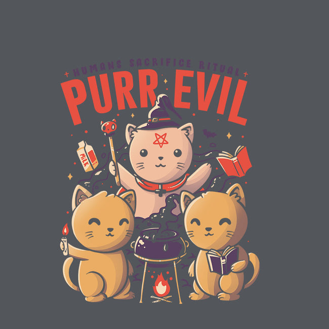 Purr Evil-unisex pullover sweatshirt-eduely