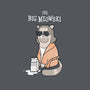 The Big Meowski-unisex zip-up sweatshirt-queenmob
