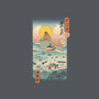 Ukiyo-E By The Sea-womens basic tee-vp021