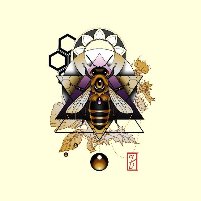 Honey Bee-unisex zip-up sweatshirt-etcherSketch