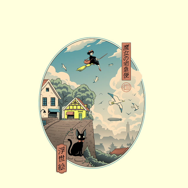 Ukiyo-E Delivery-womens basic tee-vp021