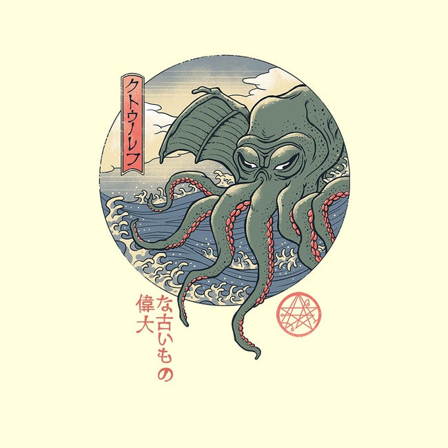 CTHULHU UKIYO-E-mens premium tee-vp021