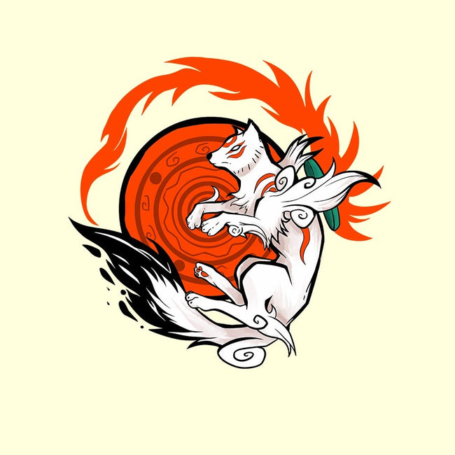 White Wolf Goddess-unisex crew neck sweatshirt-TechraNova