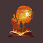 Catching Fire-womens fitted tee-dandingeroz