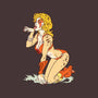 Cat Got Your Tongue-womens fitted tee-Chris Wahl