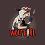 Wolf Girl-womens fitted tee-beware1984