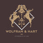 Wolfram & Hart-womens fitted tee-xMitch