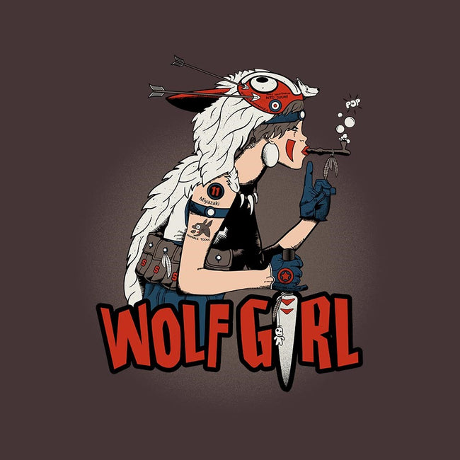 Wolf Girl-unisex pullover sweatshirt-beware1984