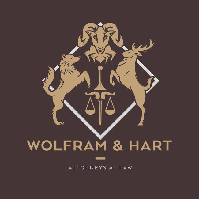 Wolfram & Hart-womens basic tee-xMitch