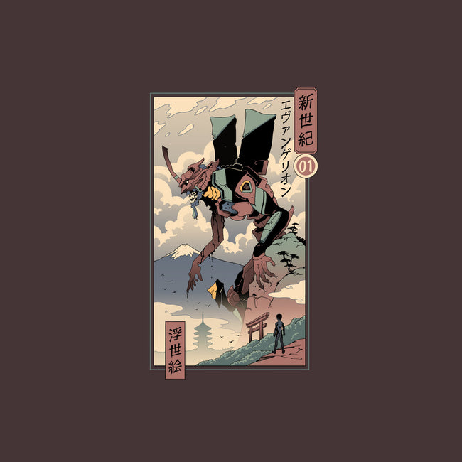 Eva Ukiyo-E-unisex zip-up sweatshirt-vp021