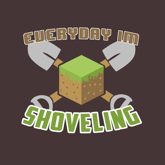 Everyday I'm Shoveling-womens fitted tee-thehookshot