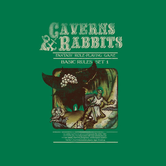 Caverns & Rabbits-womens basic tee-Creative Outpouring