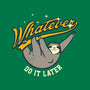 Do It Later-womens fitted tee-Mathiole
