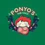 Ponyo's Ham Shack-womens fitted tee-aflagg