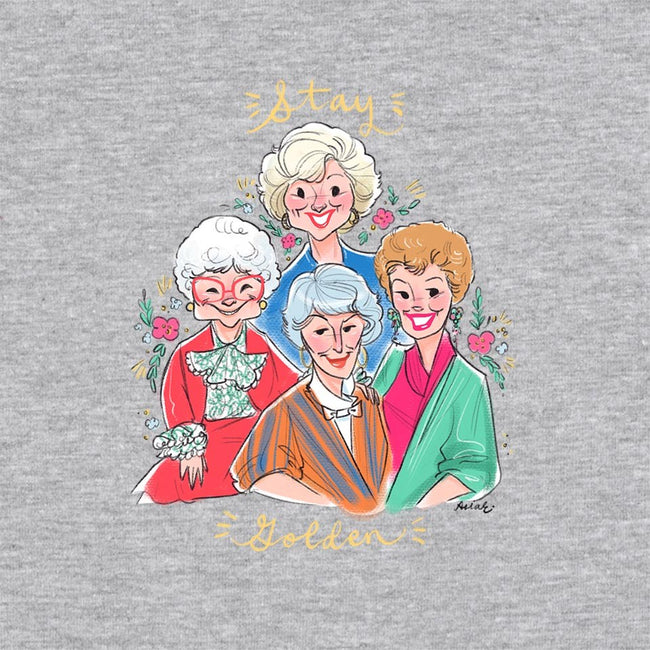 Stay Golden!-unisex crew neck sweatshirt-asiadraws