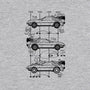 Time Machine Schematics-unisex crew neck sweatshirt-elloco