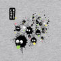 Makkuro Kurosuke Ink-womens fitted tee-DrMonekers