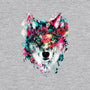 Watercolor Wolf-unisex pullover sweatshirt-RizaPeker