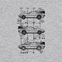 Time Machine Schematics-unisex zip-up sweatshirt-elloco